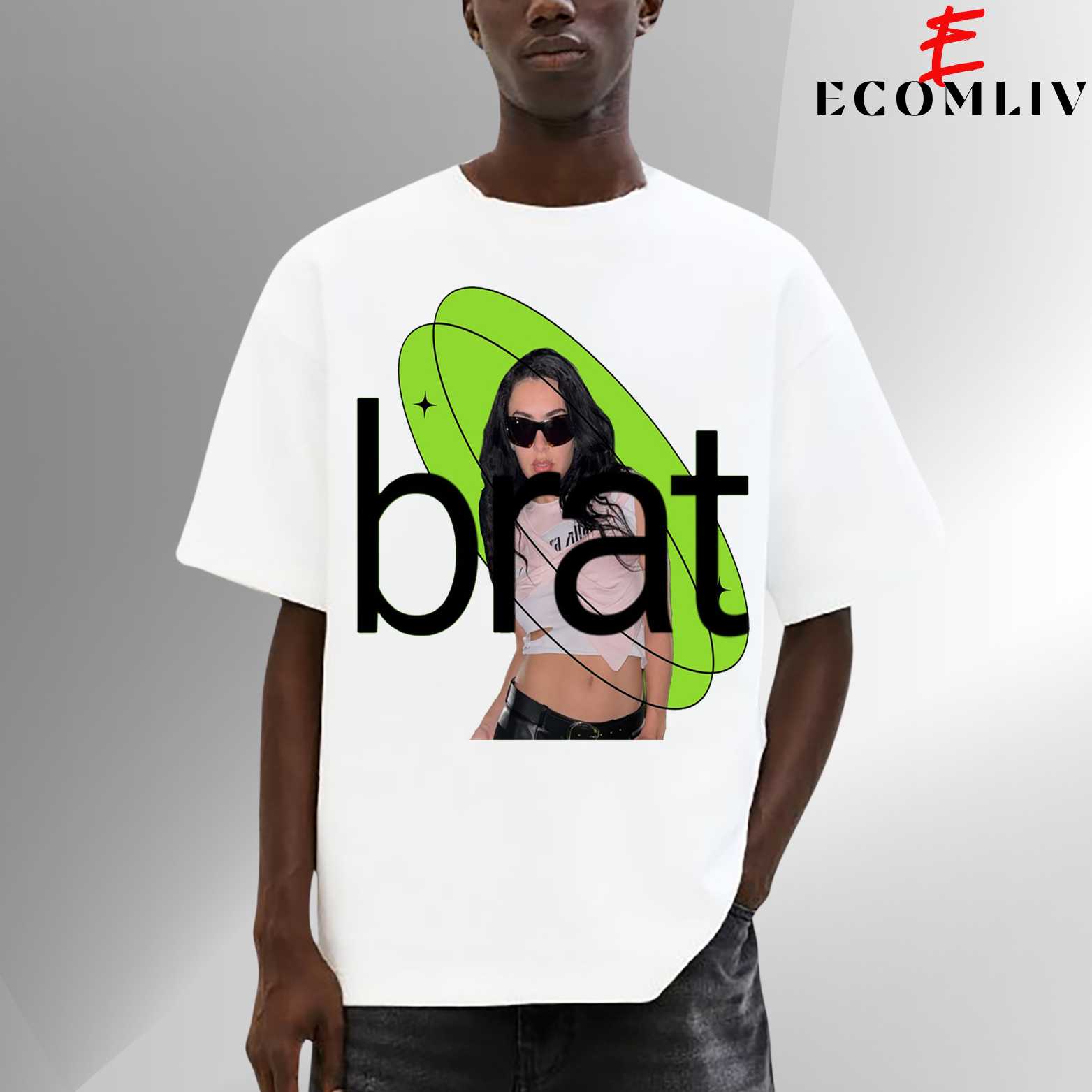 Charli Xcx Brat Album T Shirt, Unisex Streetwear Shirt
